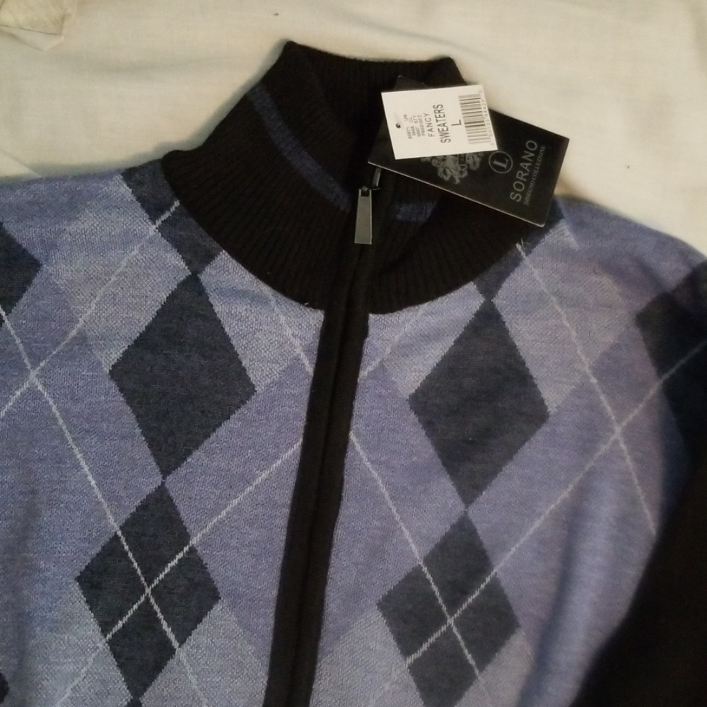 Long sleeve zip up sweater